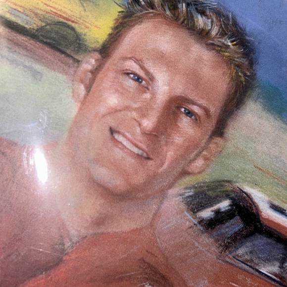 Nascar Matted Sketch Art Print  By Haiyan Dale Earnhardt Jr.  8x10 - Picture 4 of 4